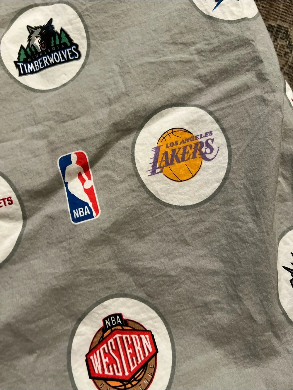NBA Western Conference Full Flat Sheet — Pottery Barn Teen